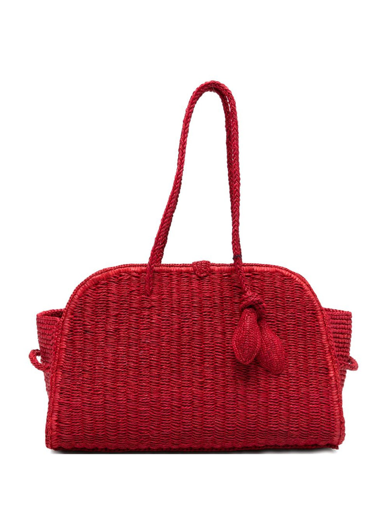 JACQUEMUS Le Turismo rafia handbag | Urbalenti™ NYC