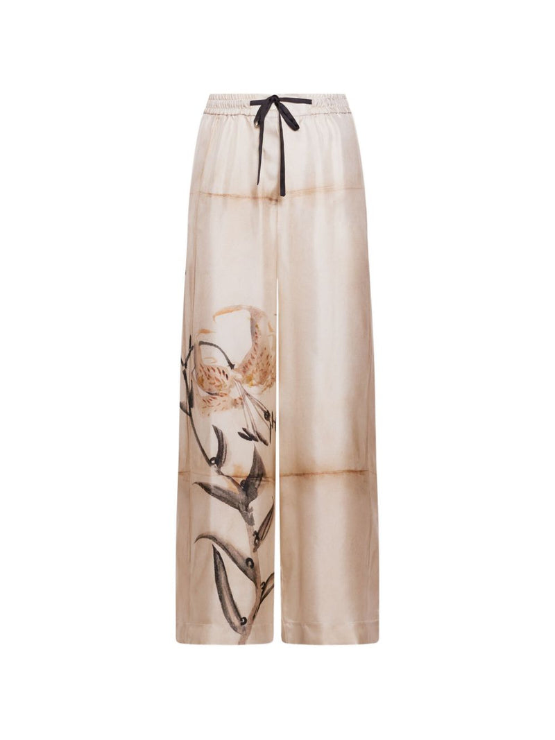 Pierre Louis Mascia Pierre Louis Mascia Printed silk trousers