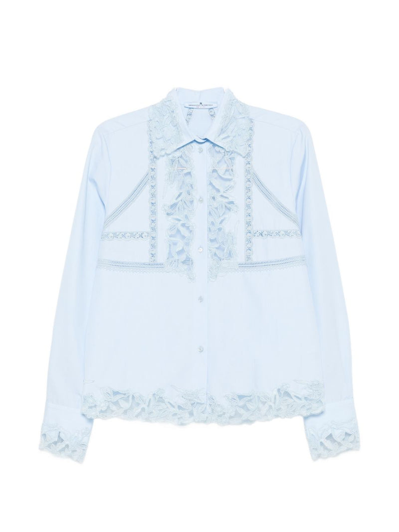 Ermanno Scervino Ermanno Scervino Embroidered cotton shirt