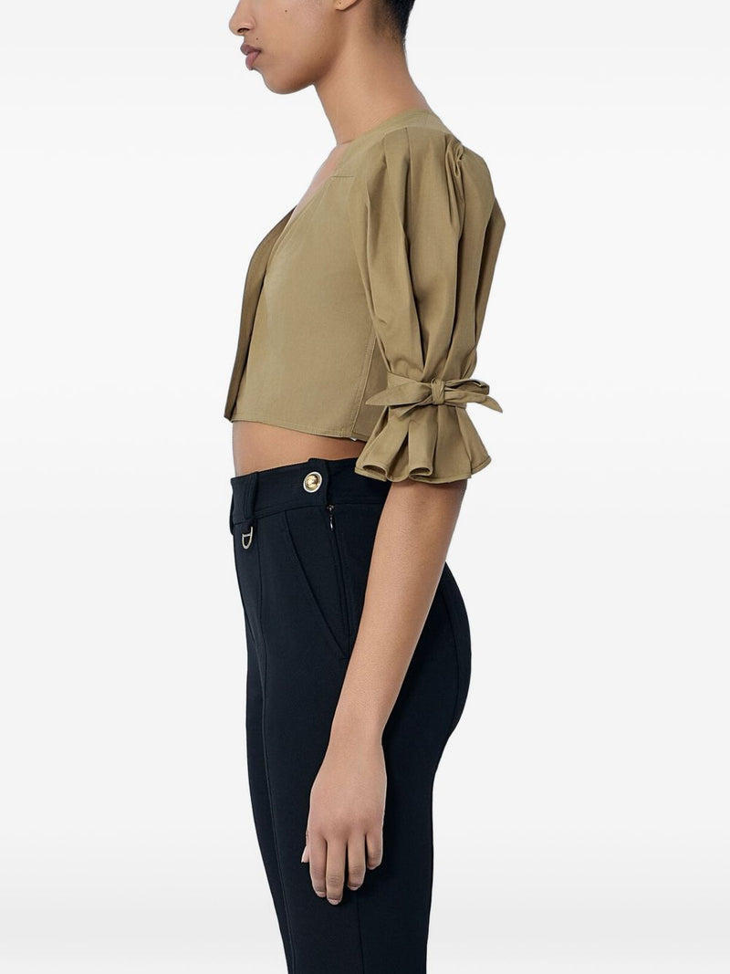 Chloé ChloÃ© Cotton cropped top | Urbalenti™ NYC