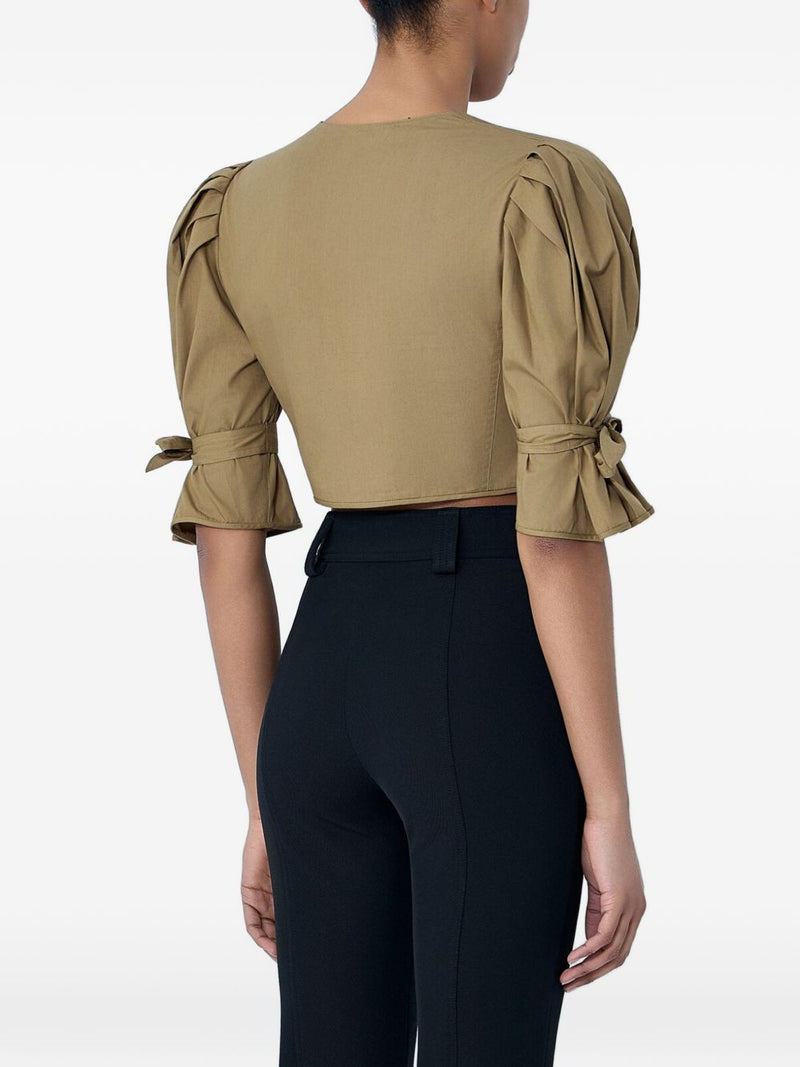 Chloé ChloÃ© Cotton cropped top | Urbalenti™ NYC