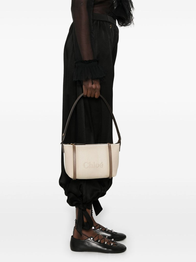Chloé ChloÃ© Carry canvas shoudler bag | Urbalenti™ NYC