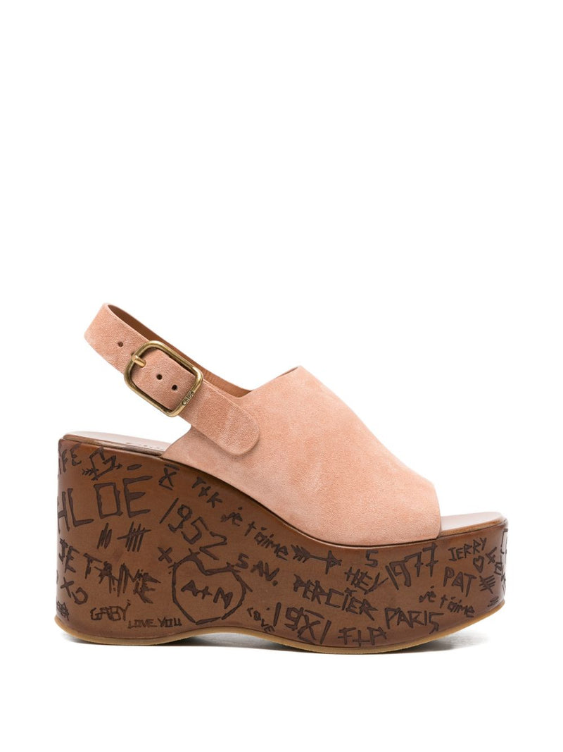 Chloé ChloÃ© Maxime wedge sandals | Urbalenti™ NYC