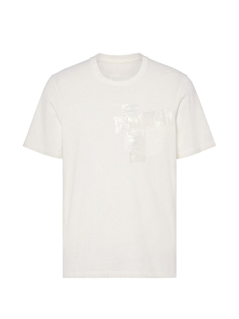 Maison Margiela Taped cotton t-shirt | Urbalenti™ NYC
