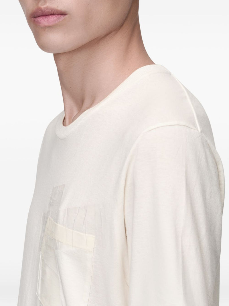 Maison Margiela Taped cotton t-shirt | Urbalenti™ NYC