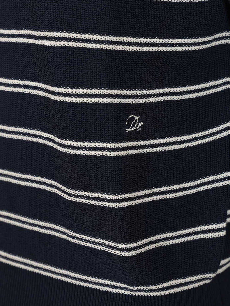 Dunst Dunst Cotton blend striped polo shirt