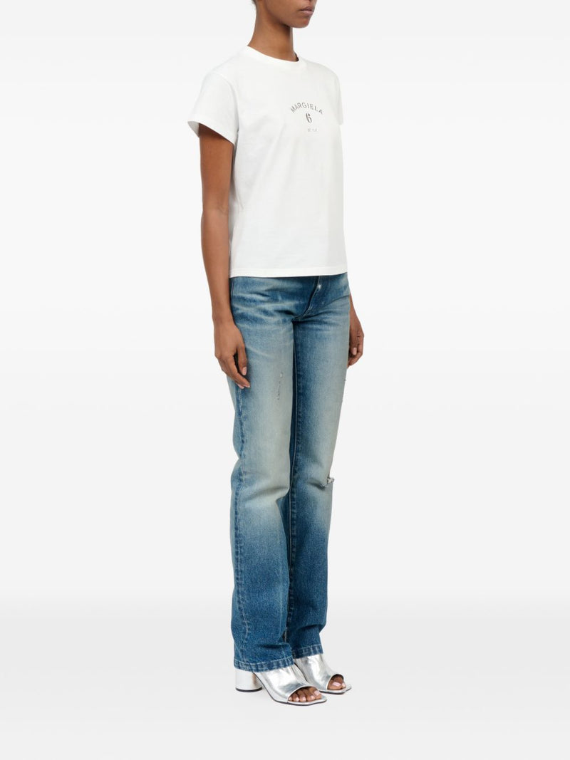 MM6 Maison Margiela Logo cotton t-shirt Variant 4 | Urbalenti™ NYC