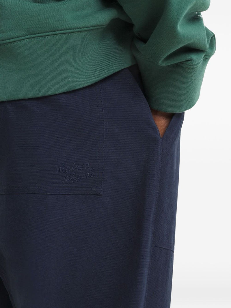 Maison Kitsuné Maison Kitsuné Maison KitsunÃ© Cotton trousers