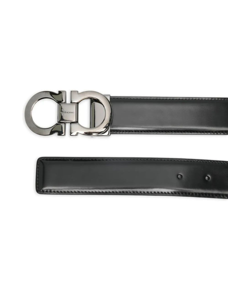 Ferragamo Reversible And Adjustable Gancini Belt | Urbalenti™ NYC
