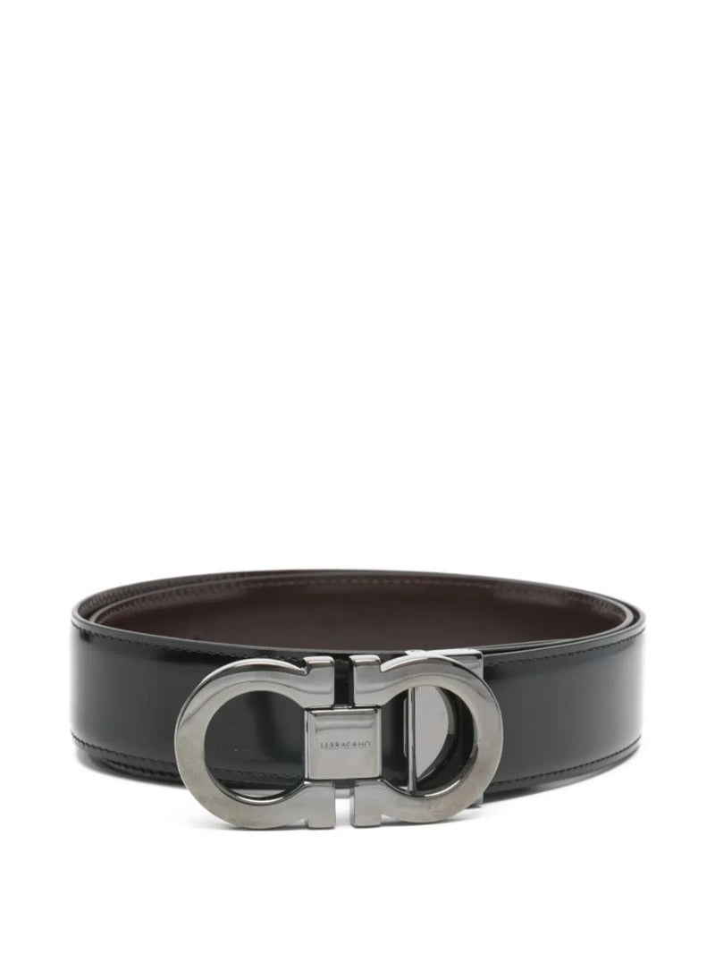 Ferragamo Reversible And Adjustable Gancini Belt | Urbalenti™ NYC