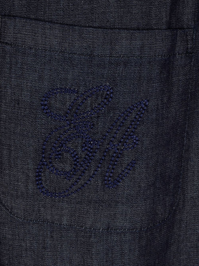 Emporio Armani Emporio Armani Denim cotton trousers