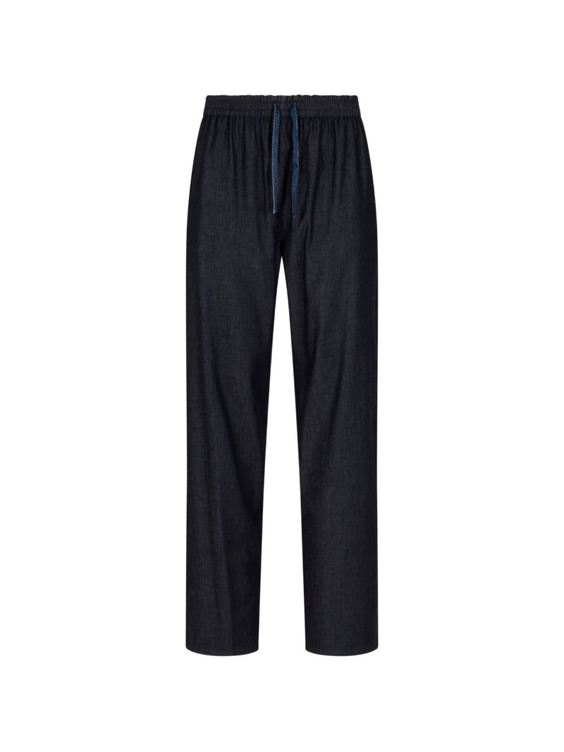 Emporio Armani Emporio Armani Denim cotton trousers