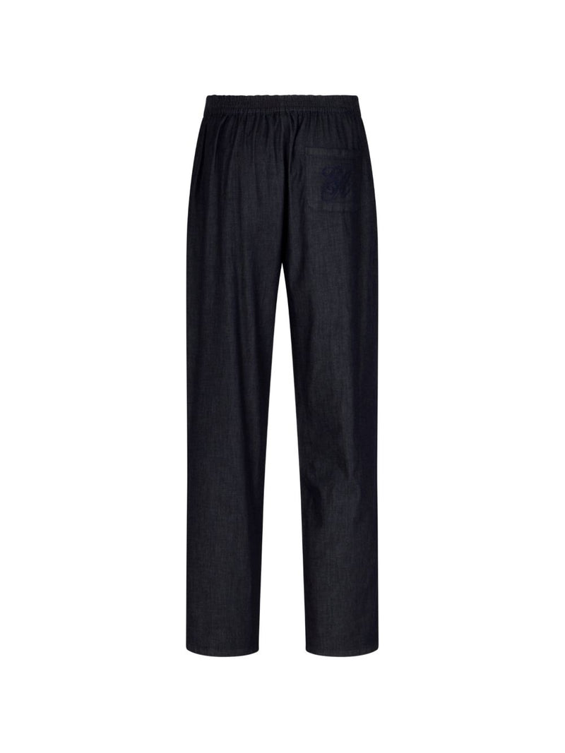 Emporio Armani Emporio Armani Denim cotton trousers