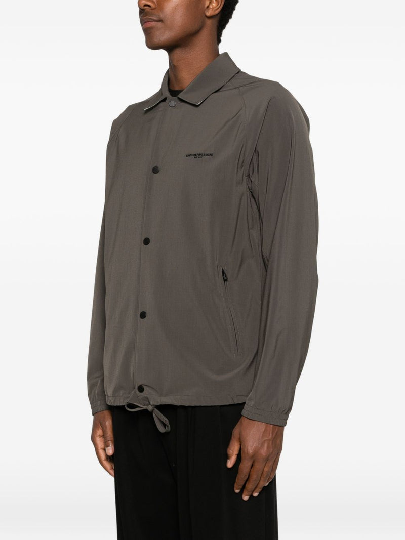 Emporio Armani Logo overshirt | Urbalenti™ NYC