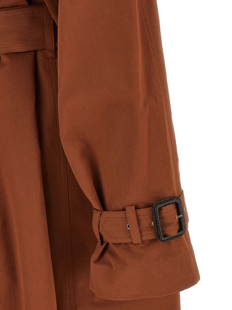Saint Laurent Saint Laurent Cotton and silk trench coat