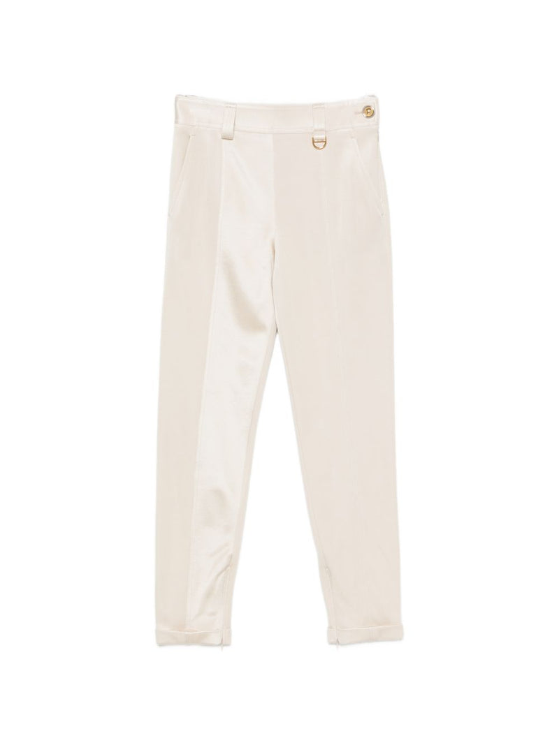 Chloé ChloÃ© Satin-finish trousers | Urbalenti™ NYC