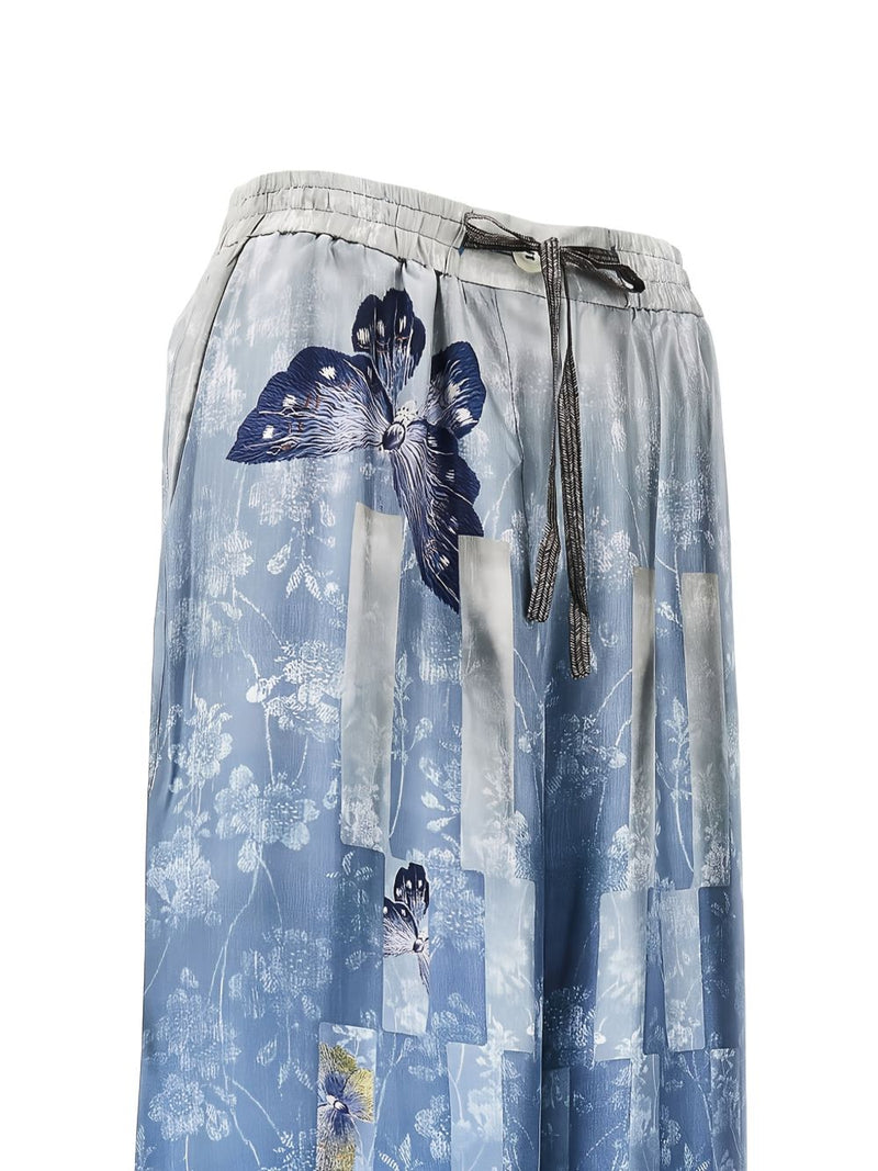 Pierre Louis Mascia Pierre Louis Mascia Printed silk trousers