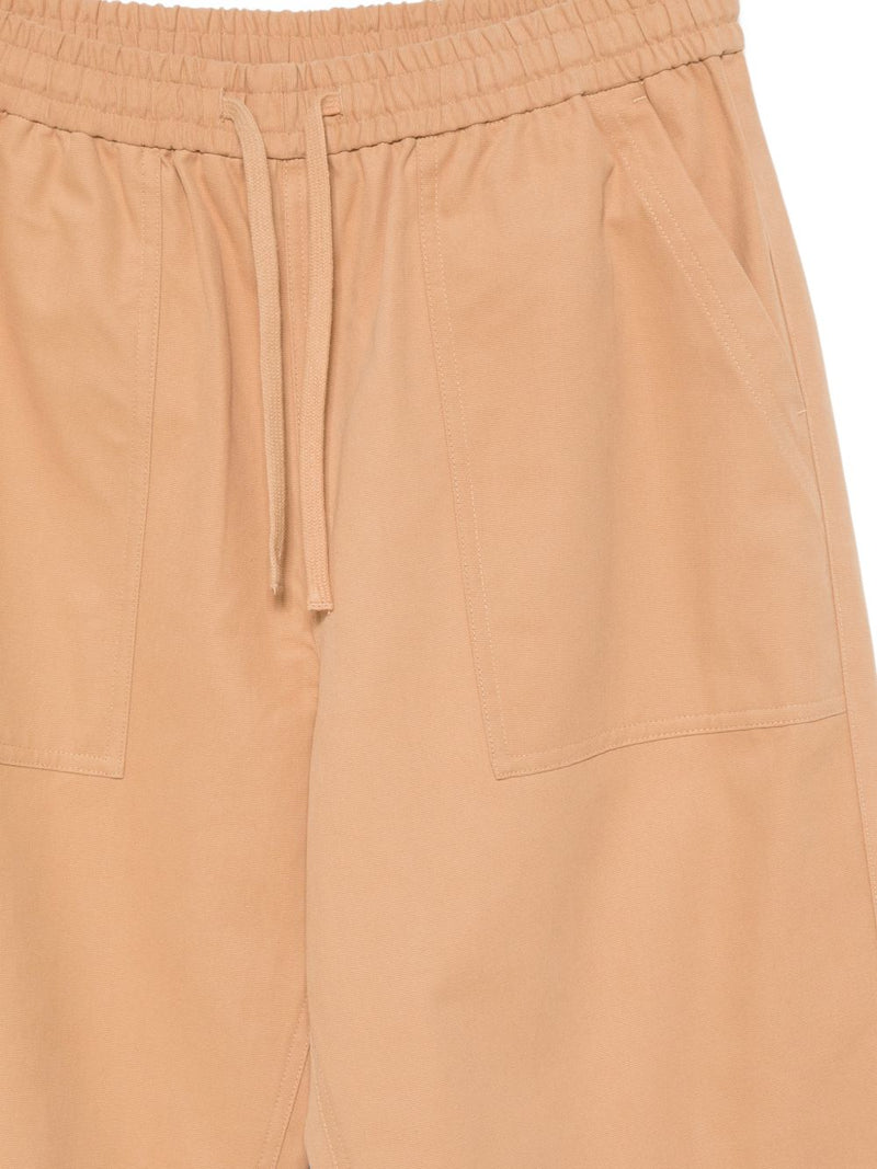 Maison Kitsuné Maison Kitsuné Maison KitsunÃ© Cotton Drawstring Trousers