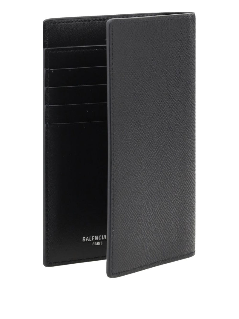 Balenciaga Logo leather passport case | Urbalenti™ NYC