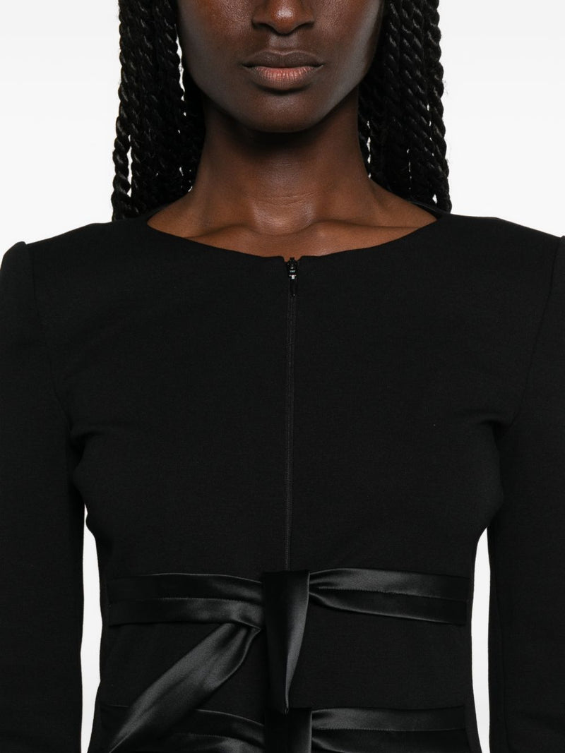 Emporio Armani Emporio Armani Collarless Zip-Front Jacket