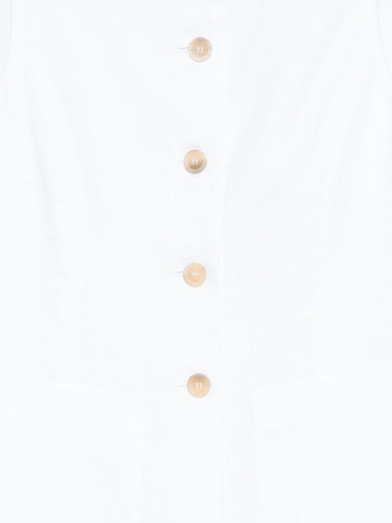 Semicouture Semicouture Glenna linen vest
