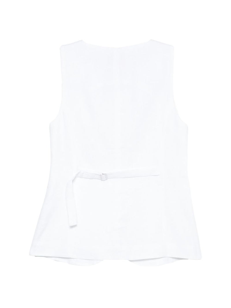 Semicouture Semicouture Glenna linen vest