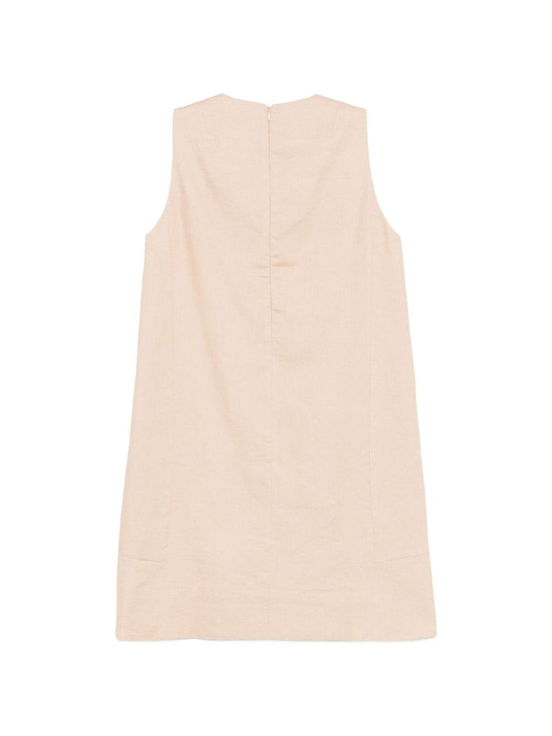 Semicouture Semicouture Sheena linen mini dress