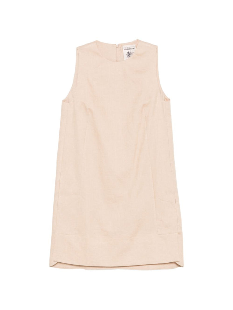 Semicouture Semicouture Sheena linen mini dress