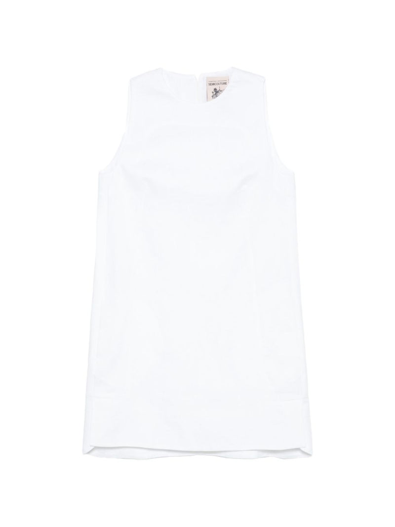 Semicouture Semicouture Sheena linen mini dress