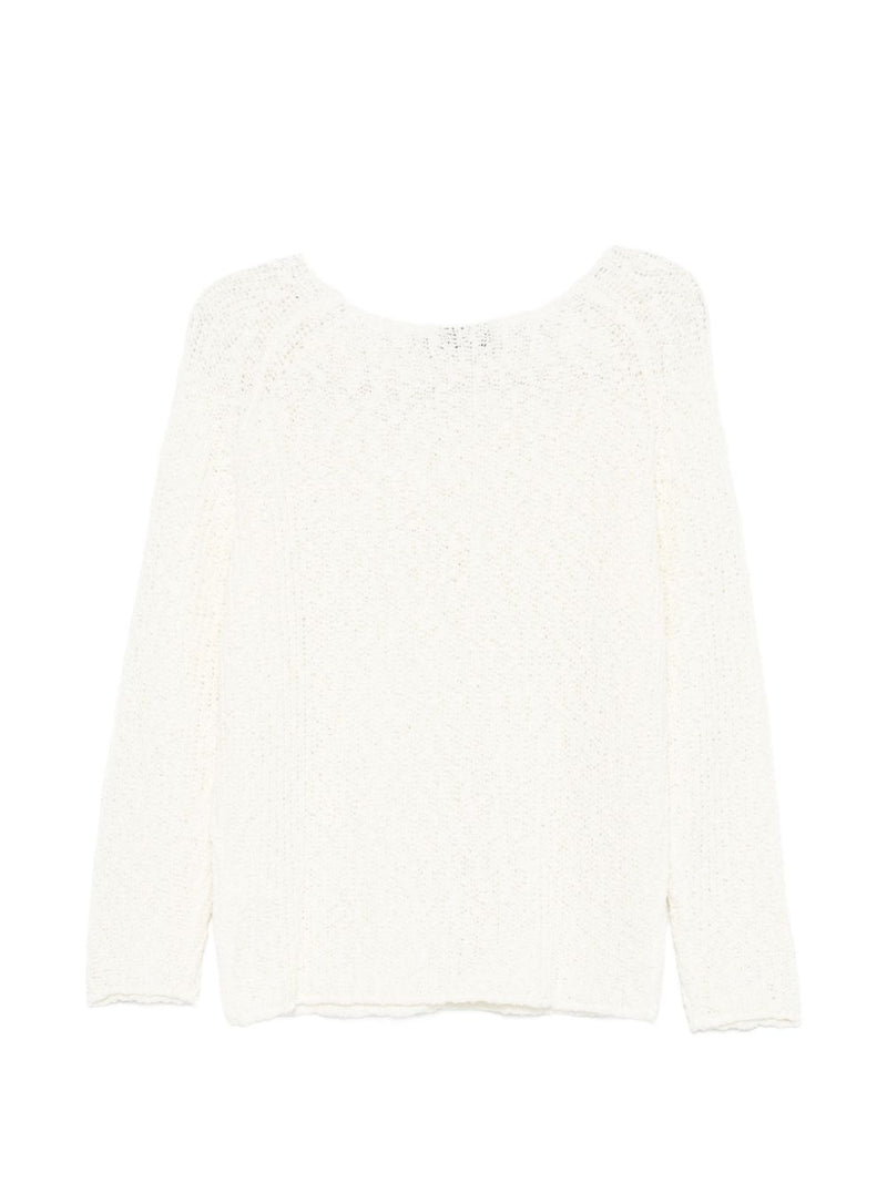 Dunst Dunst Crochet crewneck jumper