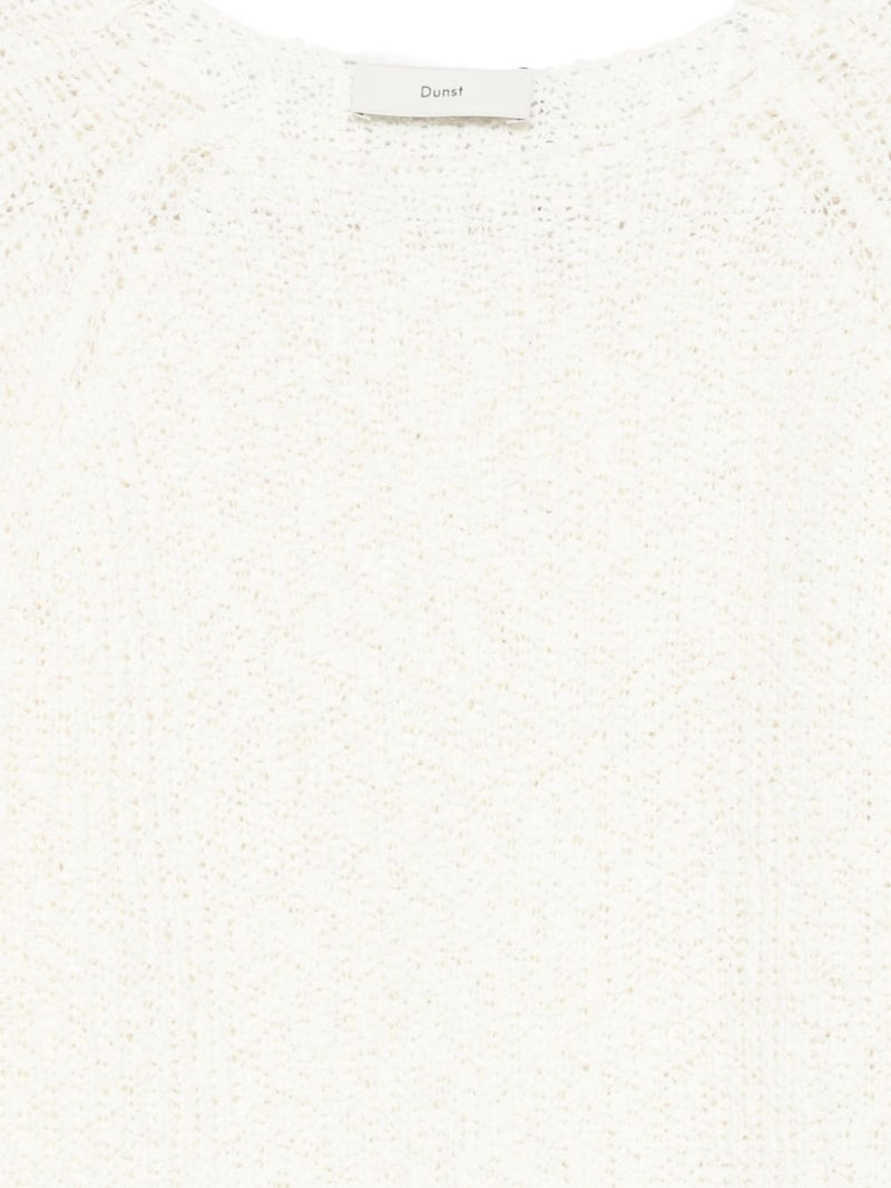Dunst Dunst Crochet crewneck jumper