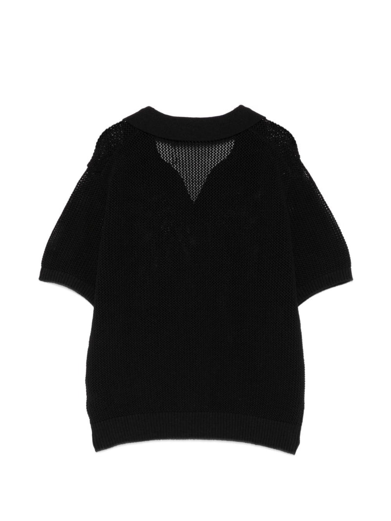 Dunst Dunst Cotton and linen polo shirt