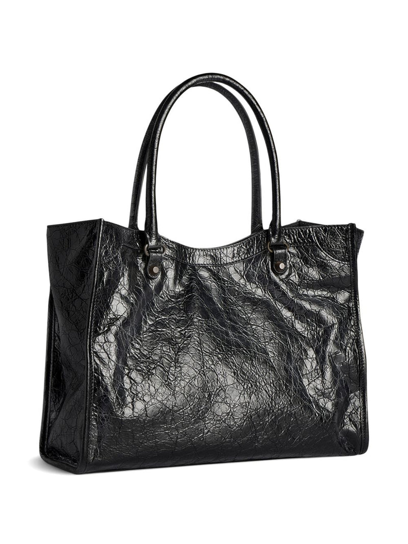 Balenciaga Le City small leather tote bag | Urbalenti™ NYC