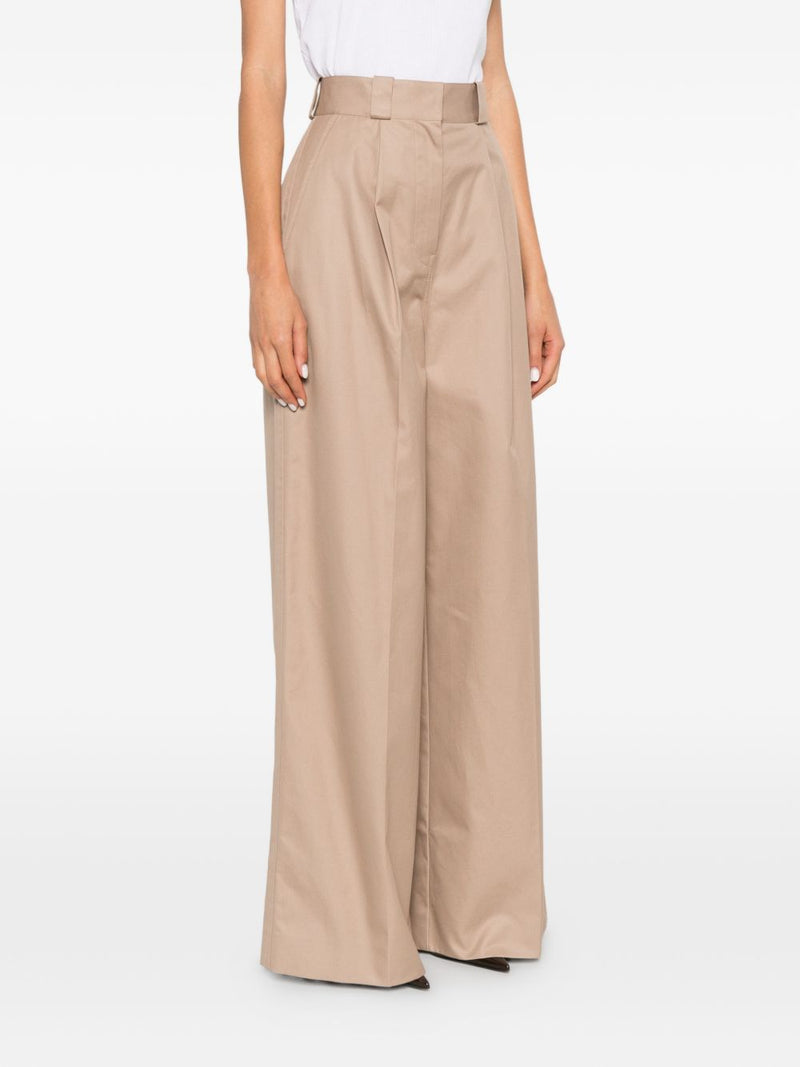 Balenciaga Cotton high-waisted trousers | Urbalenti™ NYC