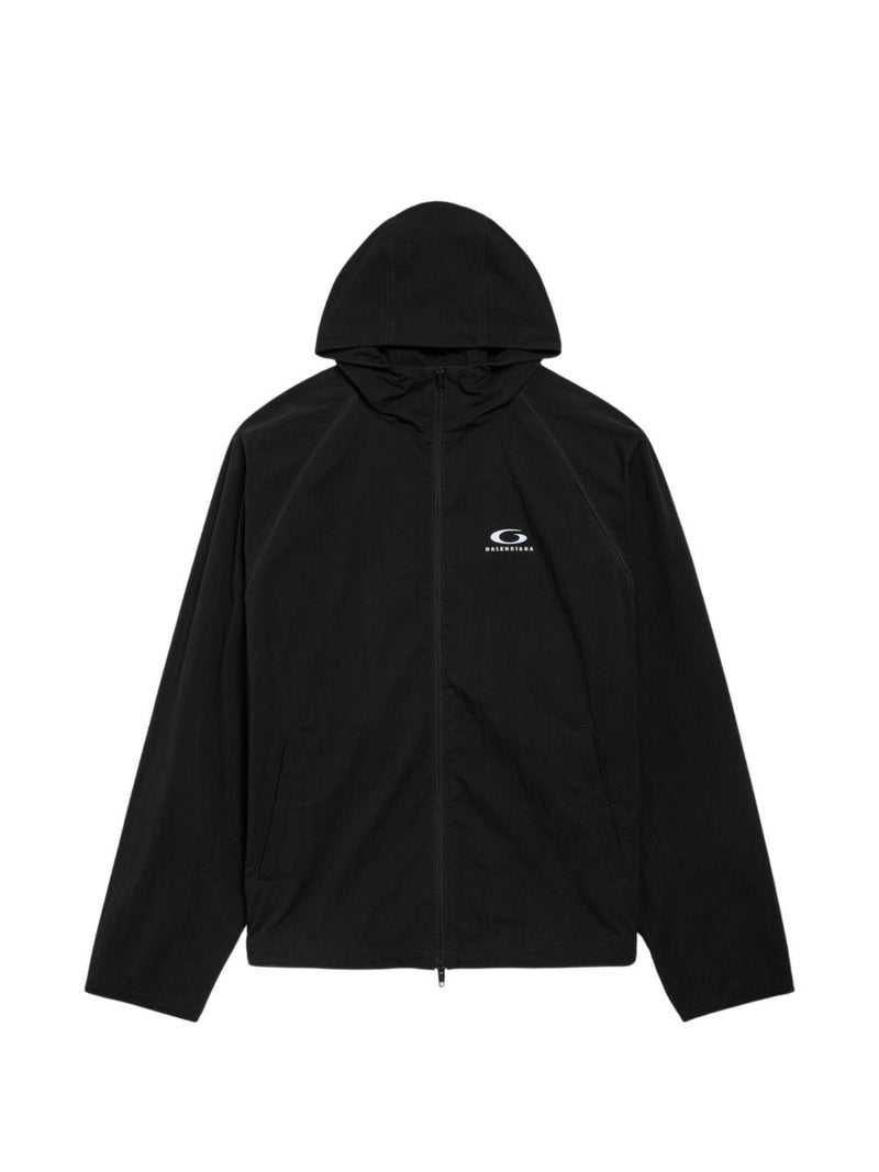 Balenciaga Logo hooded jacket | Urbalenti™ NYC