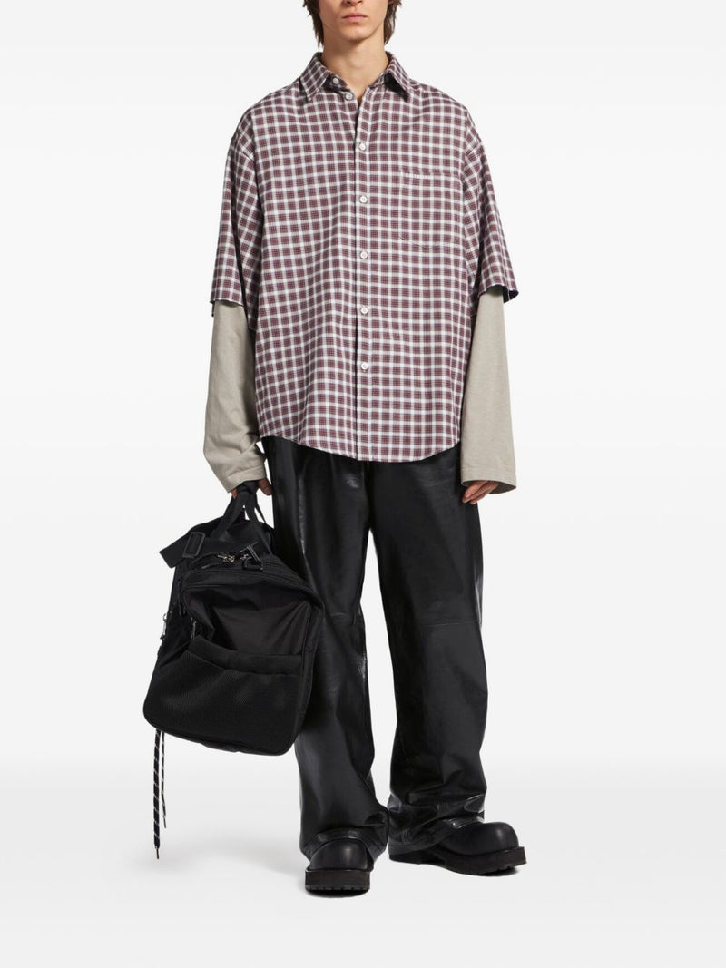 Balenciaga Checked cotton shirt | Urbalenti™ NYC