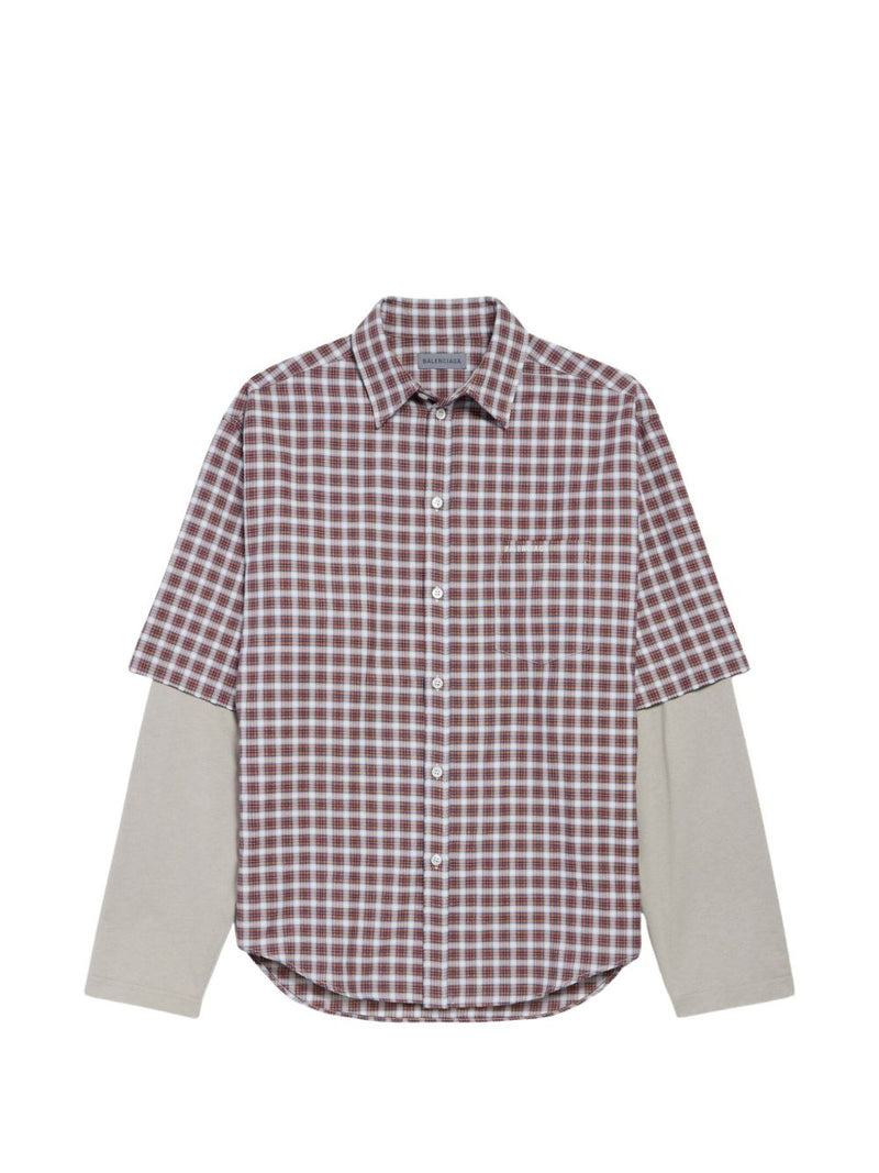 Balenciaga Checked cotton shirt | Urbalenti™ NYC