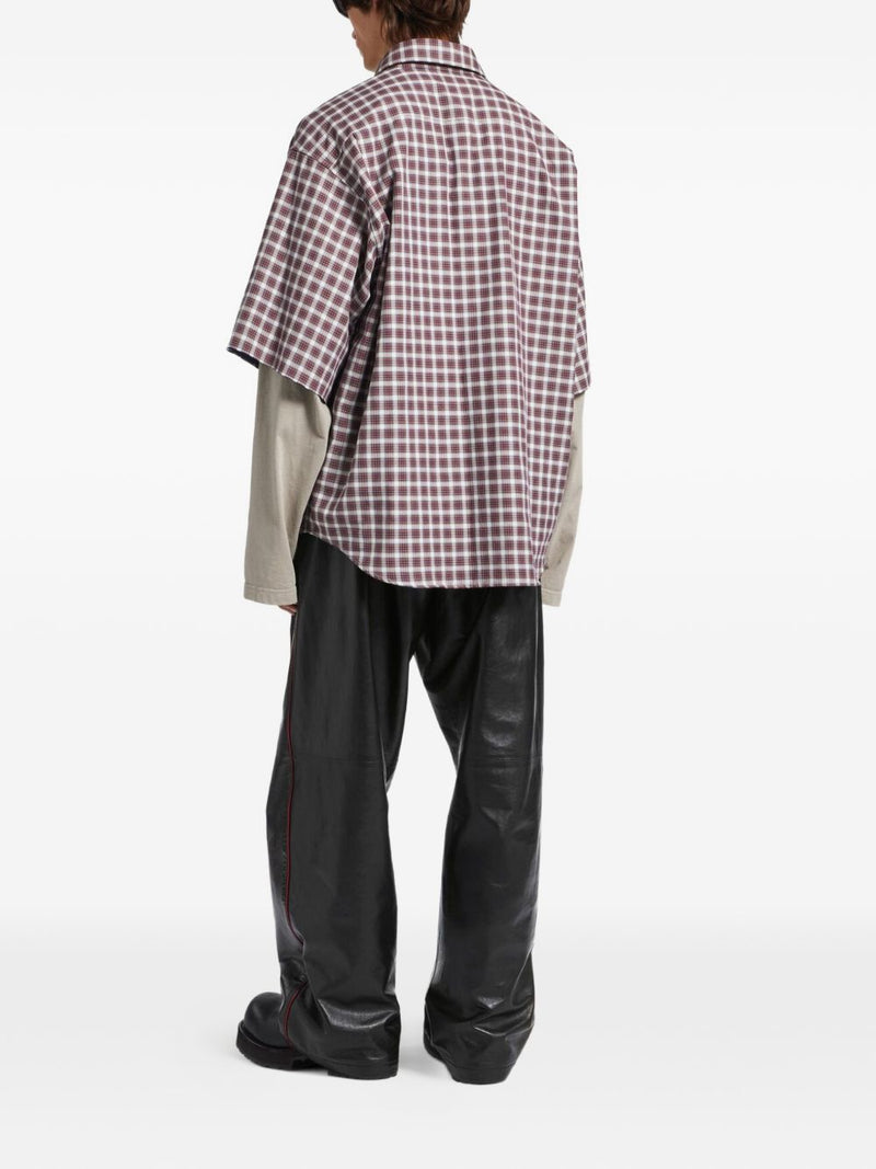 Balenciaga Checked cotton shirt | Urbalenti™ NYC