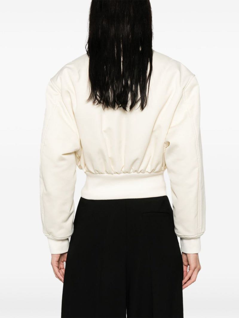Balenciaga Cropped bomber jacket | Urbalenti™ NYC