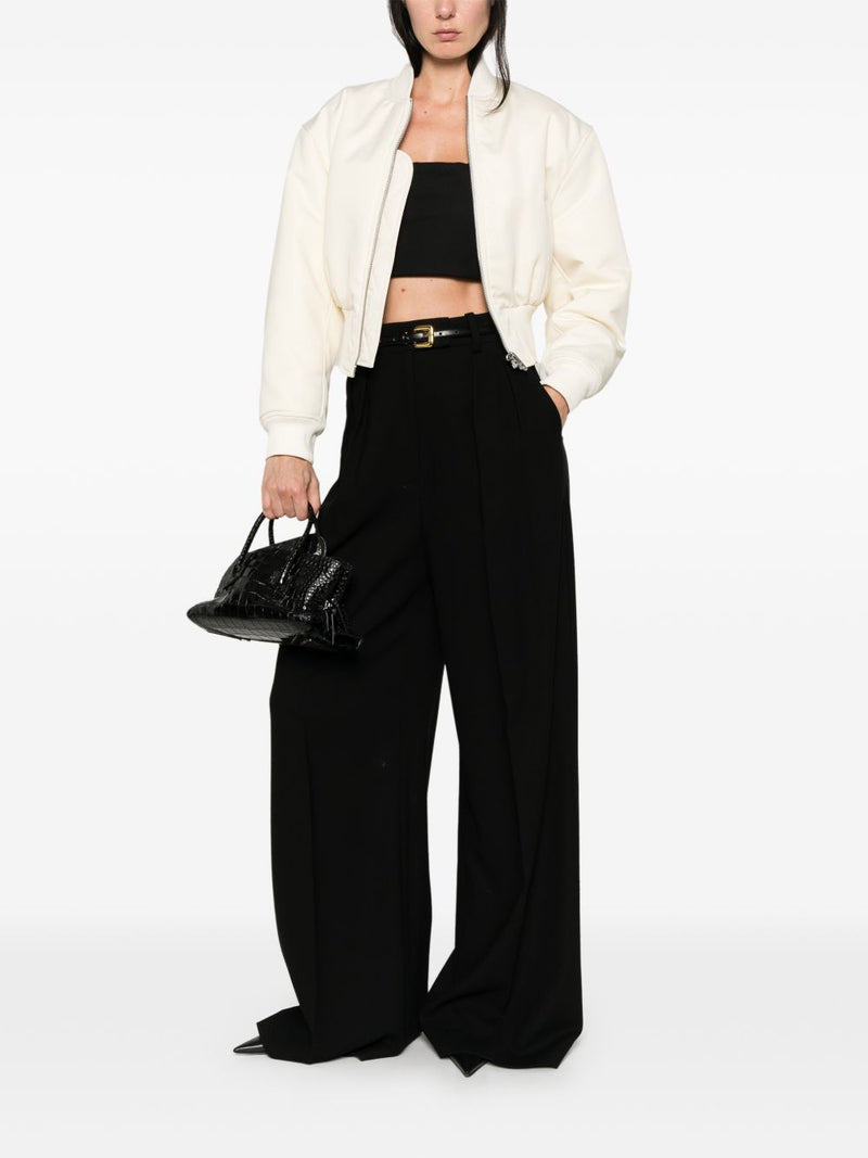 Balenciaga Cropped bomber jacket | Urbalenti™ NYC