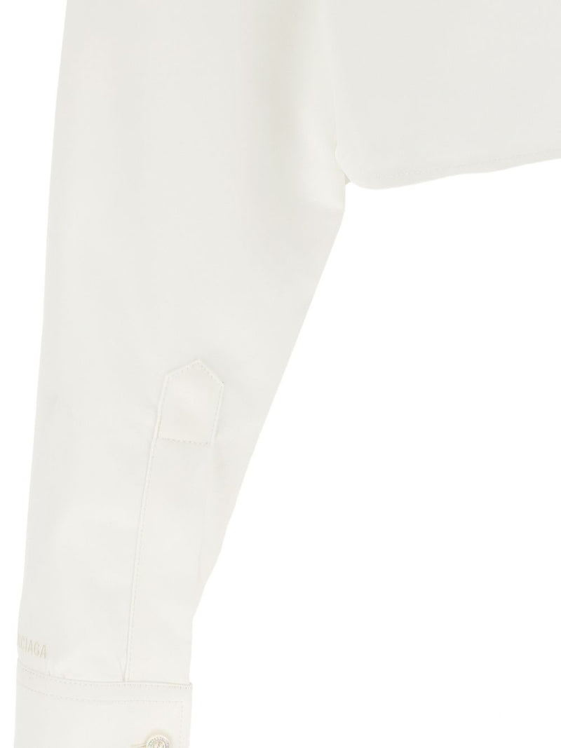 Balenciaga Cotton cropped shirt | Urbalenti™ NYC