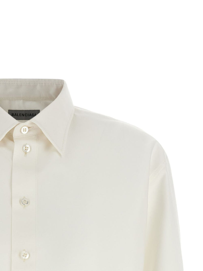 Balenciaga Cotton cropped shirt | Urbalenti™ NYC