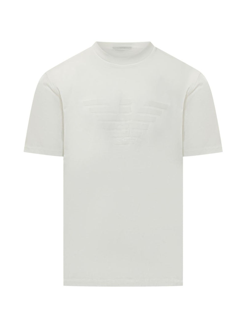 Emporio Armani Logo cotton t-shirt | Urbalenti™ NYC
