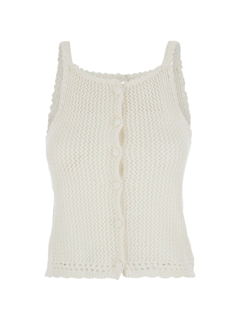 Dunst Dunst Linen and cotton blend top