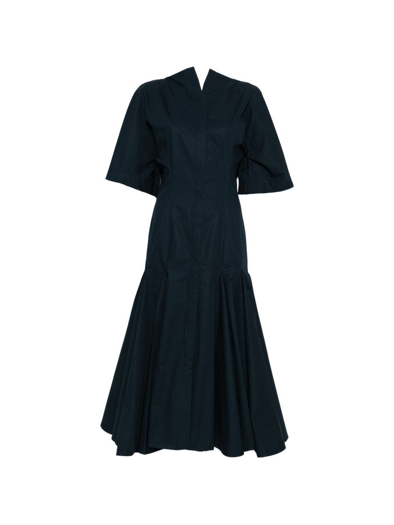 JACQUEMUS V-neck button fastening La Robe Moisson midi dress |... | Urbalenti™ NYC
