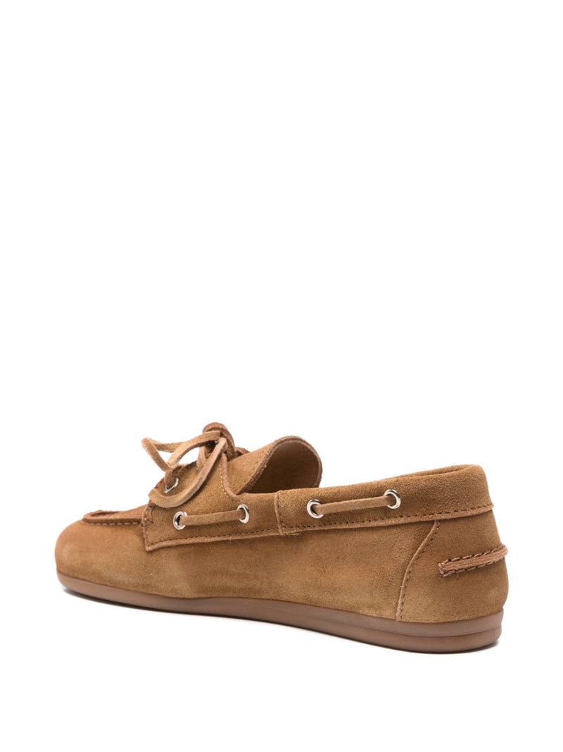 032C Silk & Nylon Leather boat loafers | Urbalenti™ NYC