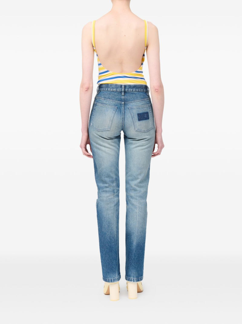 MM6 Maison Margiela Denim Cotton Jeans | Urbalenti™ NYC