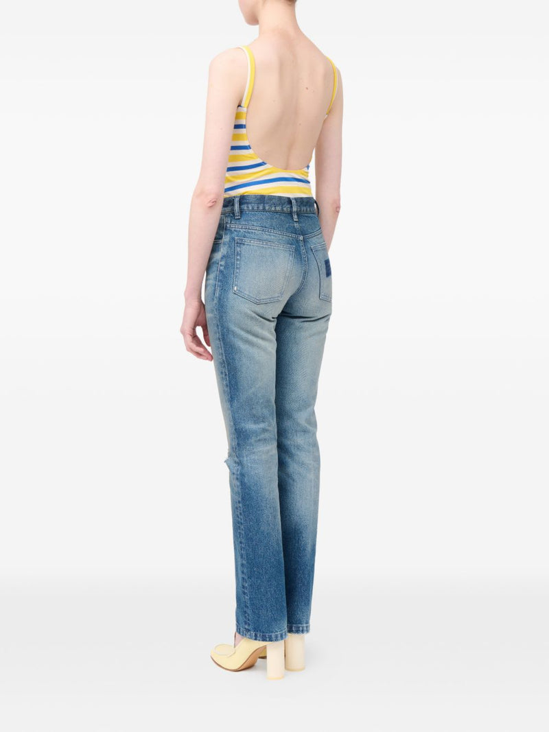 MM6 Maison Margiela Denim Cotton Jeans | Urbalenti™ NYC