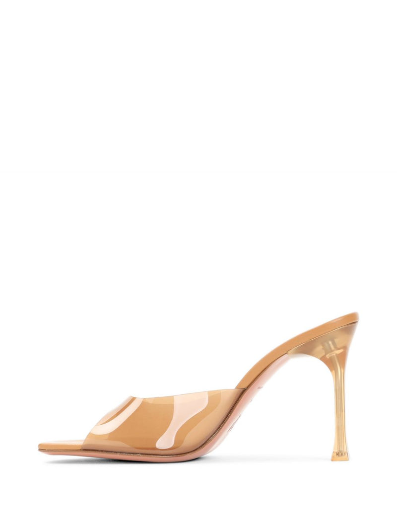 Amina Muaddi Amina Muaddi Alexa Glass Slipper Mules