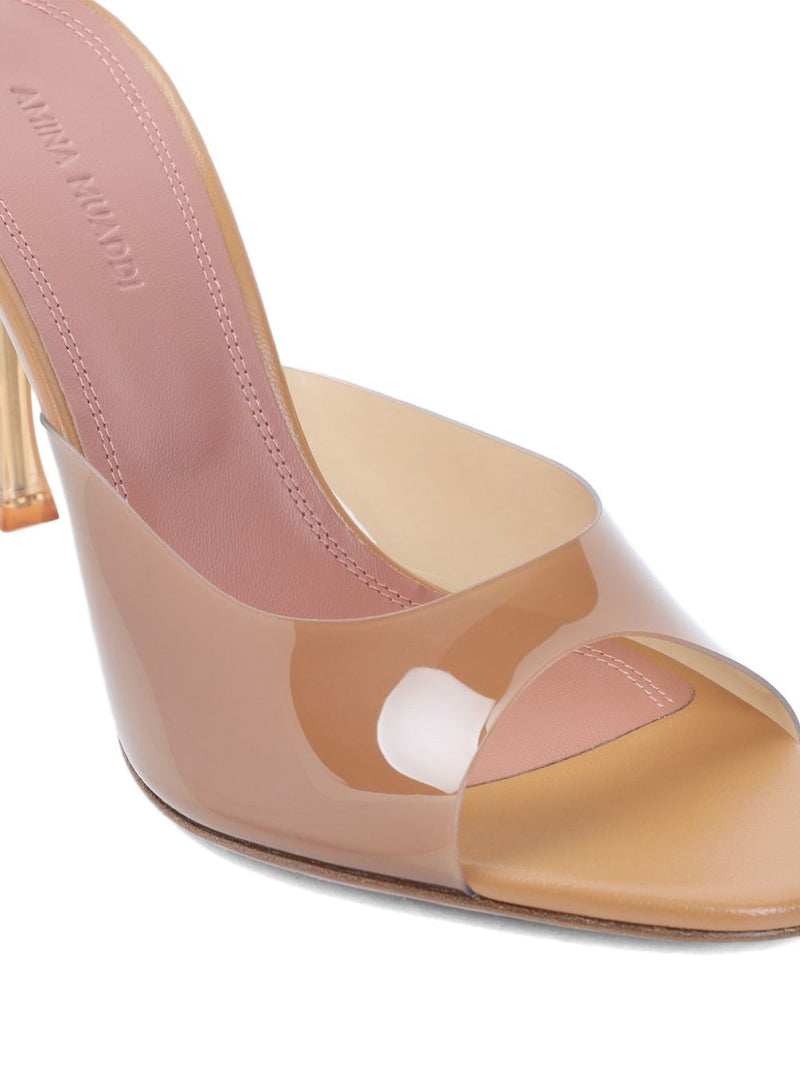 Amina Muaddi Amina Muaddi Alexa Glass Slipper Mules